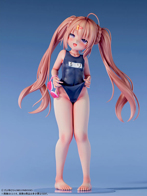 ぴよ寺むちゃ「るりちゃん」すくみずきゅっver. 1/5 完成品フィギュア