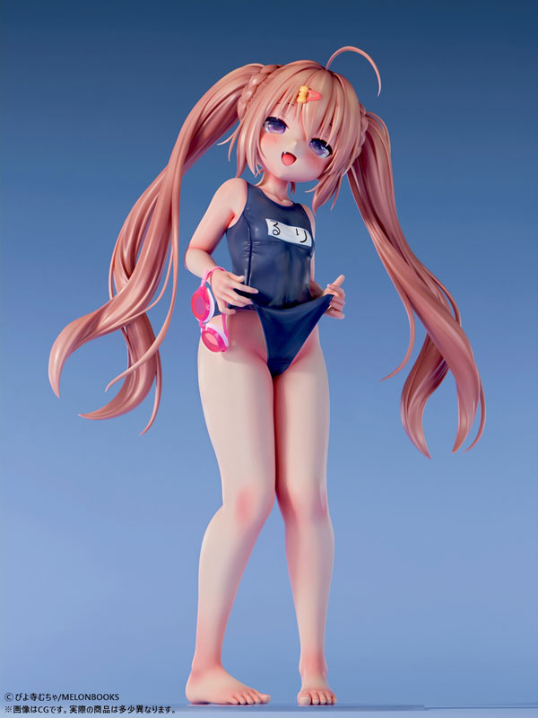 ぴよ寺むちゃ「るりちゃん」すくみずきゅっver. 1/5 完成品フィギュア