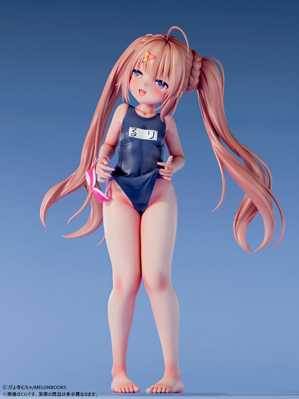 ぴよ寺むちゃ「るりちゃん」すくみずきゅっver. 1/5 完成品フィギュア