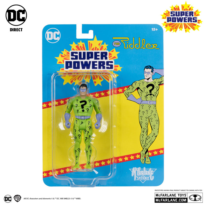 『DC』DCダイレクト 「DCスーパーパワーズ」4インチ・アクションフィギュア #41 リドラー[コミック][マクファーレントイズ]