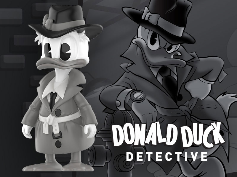 DISNEY Donald Duck-Detective トレンディ フィギュア[POPMART]