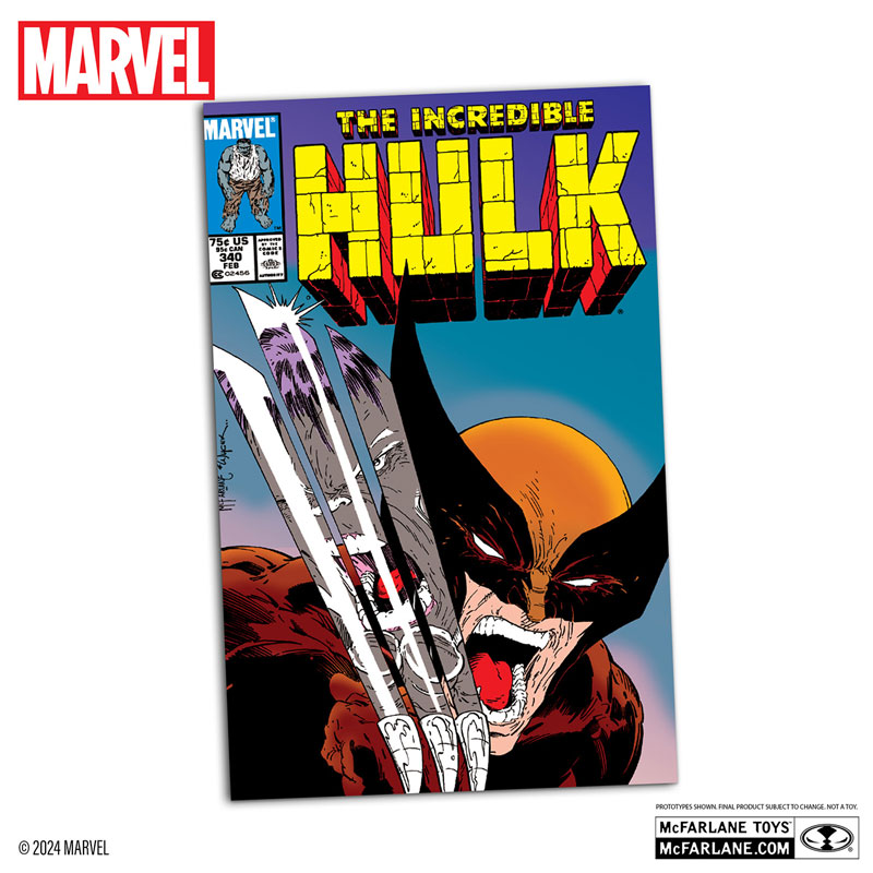 「シーン・フィギュア」#004 ウルヴァリン(トッド・マクファーレン/The Incredible Hulk Vol.1 #340)[マクファーレントイズ]