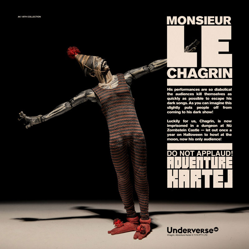 1/6th Scale Collectible Figure Adventure Kartel MONSIEUR CHAGRIN