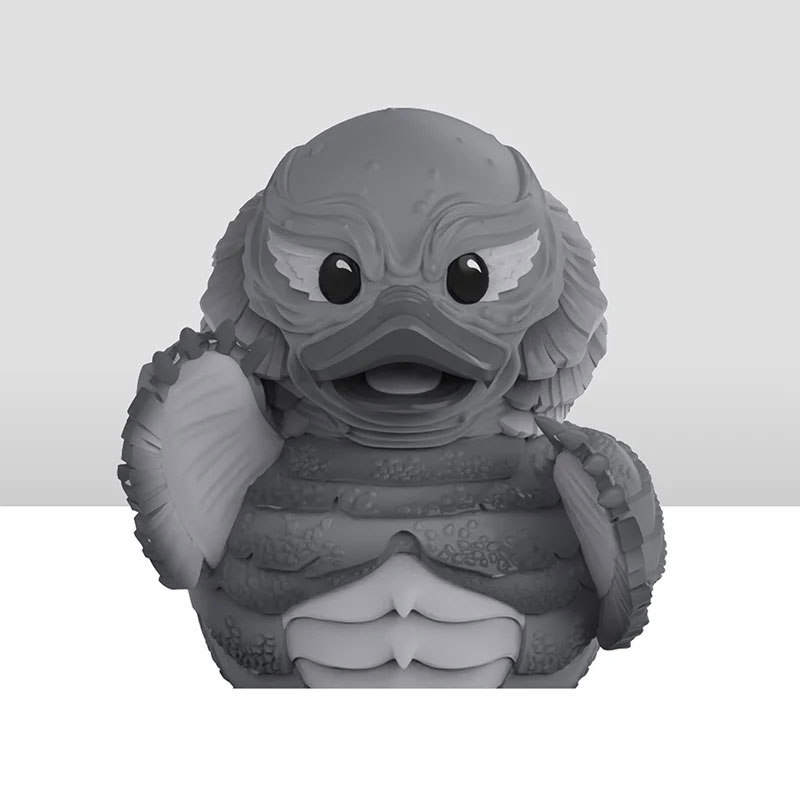 TUBBZ/ ユニバーサルモンスター： 大アマゾンの半魚人 ギルマン ラバーダック ブラック＆ホワイト 限定エディション[ナムスカル]