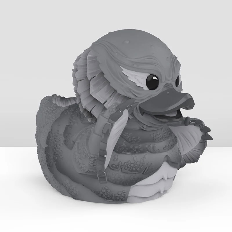 TUBBZ/ ユニバーサルモンスター： 大アマゾンの半魚人 ギルマン ラバーダック ブラック＆ホワイト 限定エディション[ナムスカル]