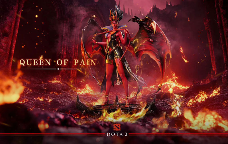 【特典】DOTA2 Queen of Pain Eminence of Ristul 1/7 完成品フィギュア