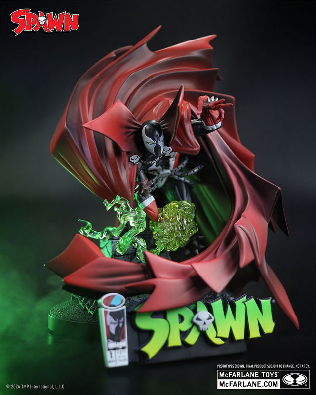 スタチュー 「ブラック・ホワイト＆レッド・オールオーバー」スポーン(Spawn #1)