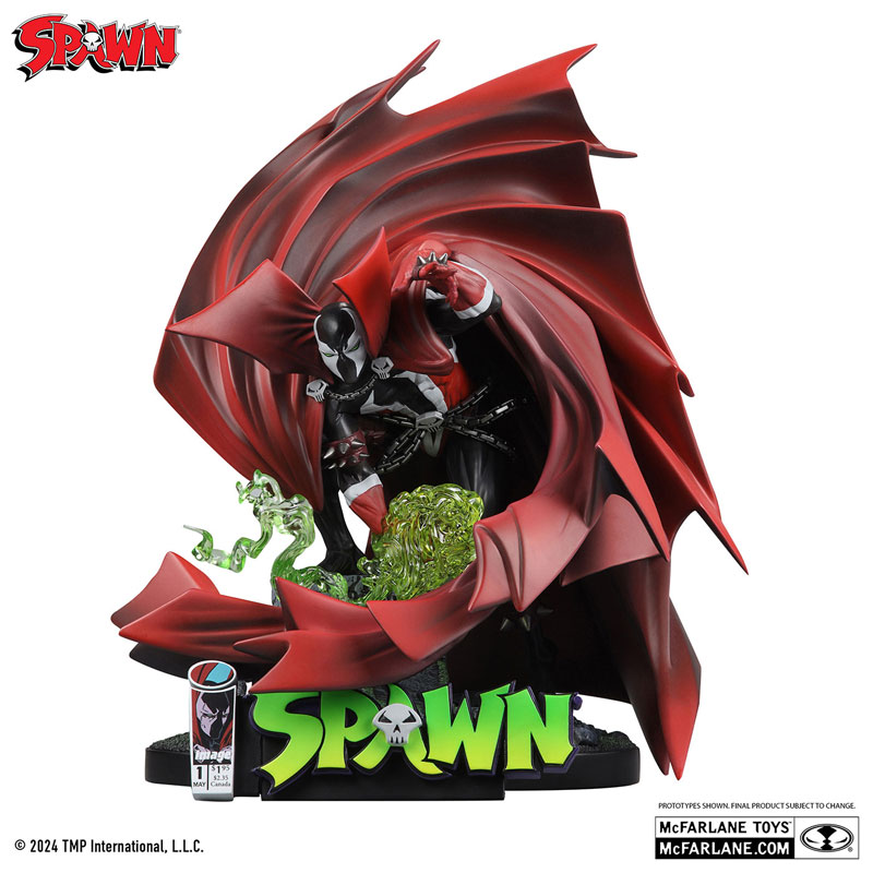 スタチュー 「ブラック・ホワイト＆レッド・オールオーバー」スポーン(Spawn #1)