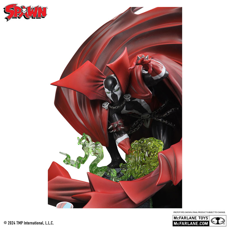 スタチュー 「ブラック・ホワイト＆レッド・オールオーバー」スポーン(Spawn #1)