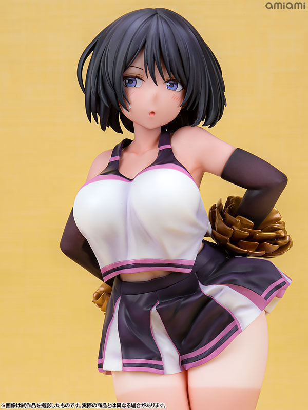 【ポイント20倍】【あみあみ限定特典】下を忘れたので下着のままチアする子 Illustration by 開栓注意 1/6 完成品フィギュア オリジナル同人誌DXセット