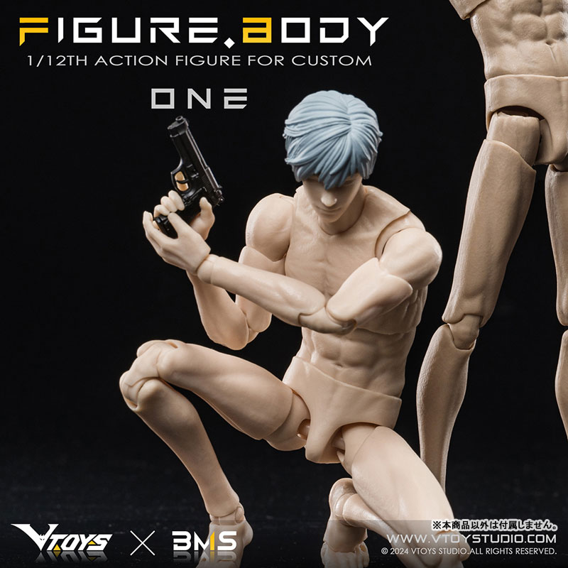 【特典】1/12スケール可動フィギュア素体 ONE(ワン) VB002 ホワイトスキン