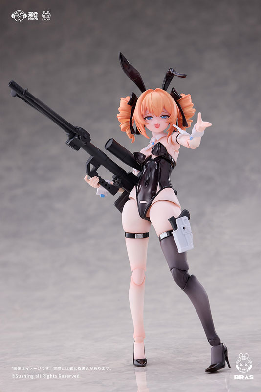 【特典】Sushing BUNNY RAPID ACTION SQUAD Sniper・レオーニ 1/12 可動フィギュア