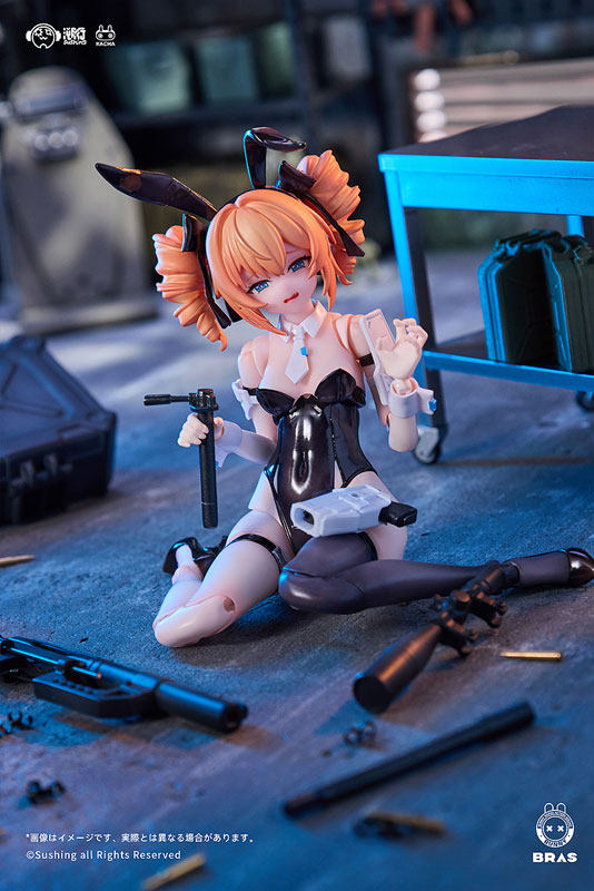 【特典】Sushing BUNNY RAPID ACTION SQUAD Sniper・レオーニ 1/12 可動フィギュア