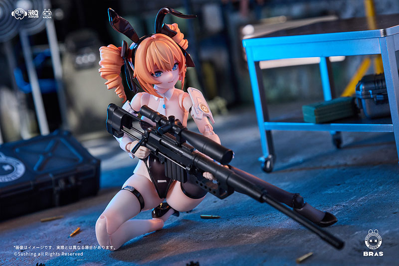 【特典】Sushing BUNNY RAPID ACTION SQUAD Sniper・レオーニ 1/12 可動フィギュア