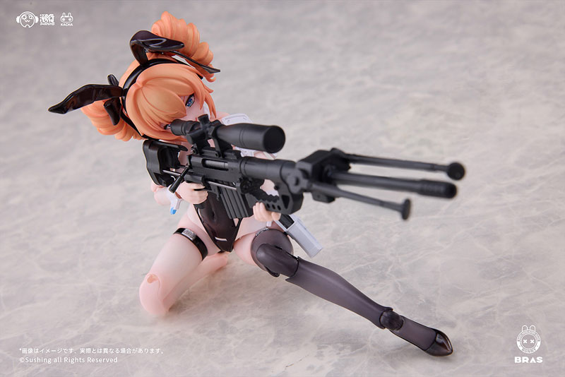 【特典】Sushing BUNNY RAPID ACTION SQUAD Sniper・レオーニ 1/12 可動フィギュア