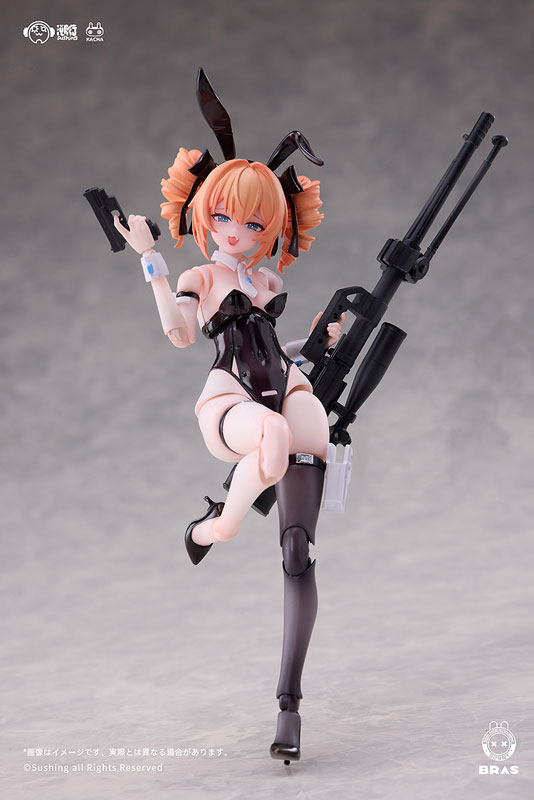 【特典】Sushing BUNNY RAPID ACTION SQUAD Sniper・レオーニ 1/12 可動フィギュア