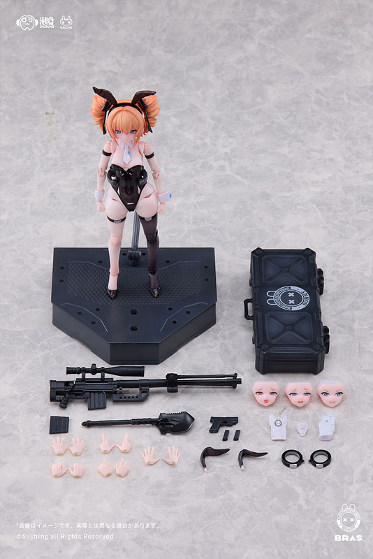 【特典】Sushing BUNNY RAPID ACTION SQUAD Sniper・レオーニ 1/12 可動フィギュア