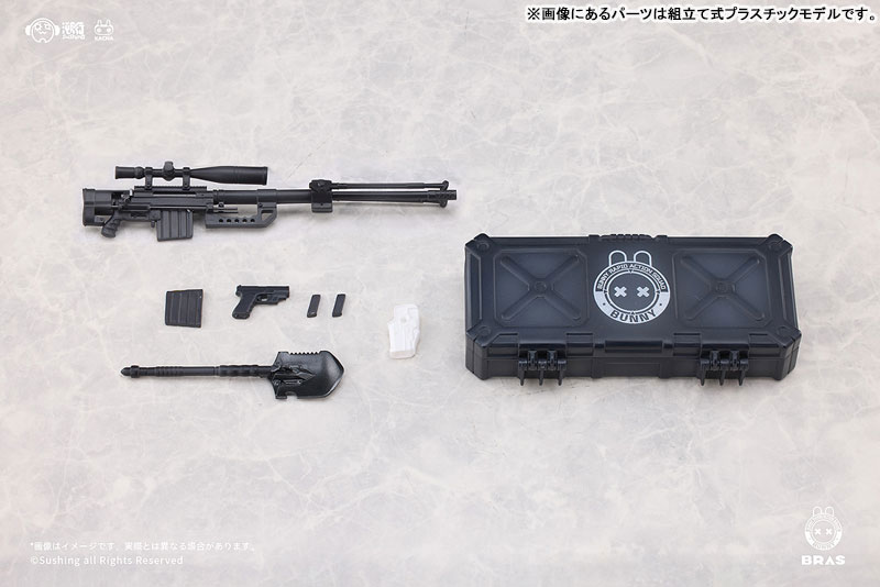 【特典】Sushing BUNNY RAPID ACTION SQUAD Sniper・レオーニ 1/12 可動フィギュア