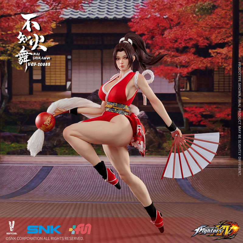 King of Fighters XIV 1/6 コレクティブル アクションフィギュア 不知火舞 前髪ストレート Ver.
