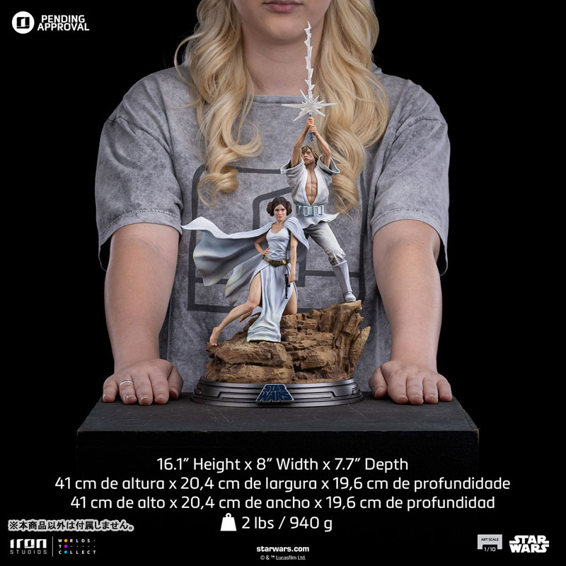 スター・ウォーズ スタチュー「デラックス・アートスケール」1/10 ルーク・スカイウォーカー&プリンセス・レイア