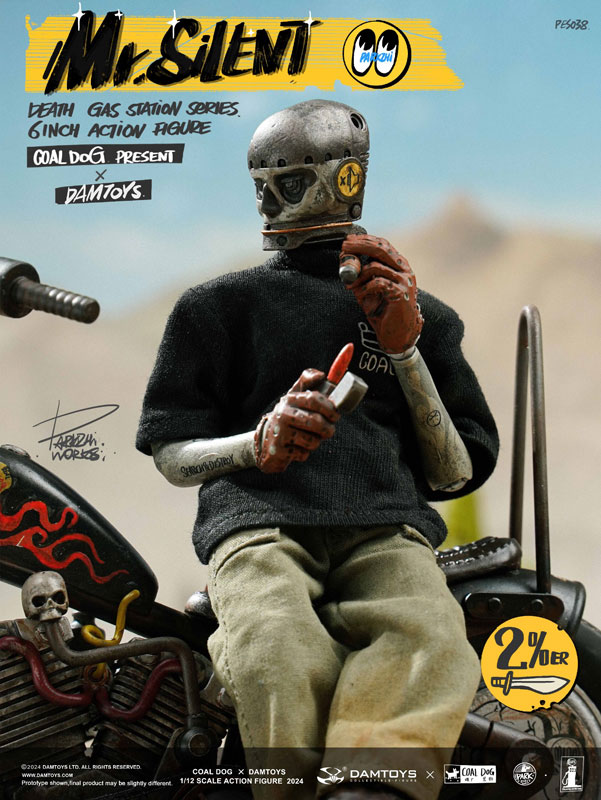 ダムトイ x コールドッグ 1/12 デス ガス ステーション シリーズ Mr.サイレント DX[DAMTOYS]