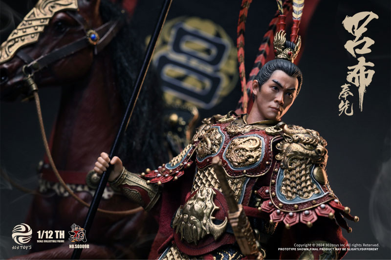 1/12 コレクティブルフィギュア 掌上三国 呂布 奉先 デラックス バトルフィールド版[303TOYS]
