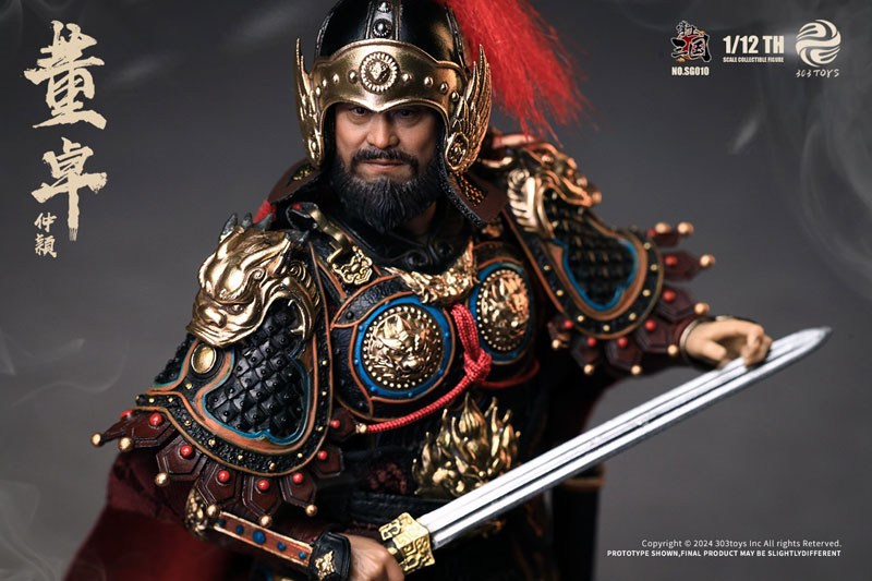 1/12 コレクティブルフィギュア 掌上三国 董卓 仲穎 デラックス版[303TOYS]