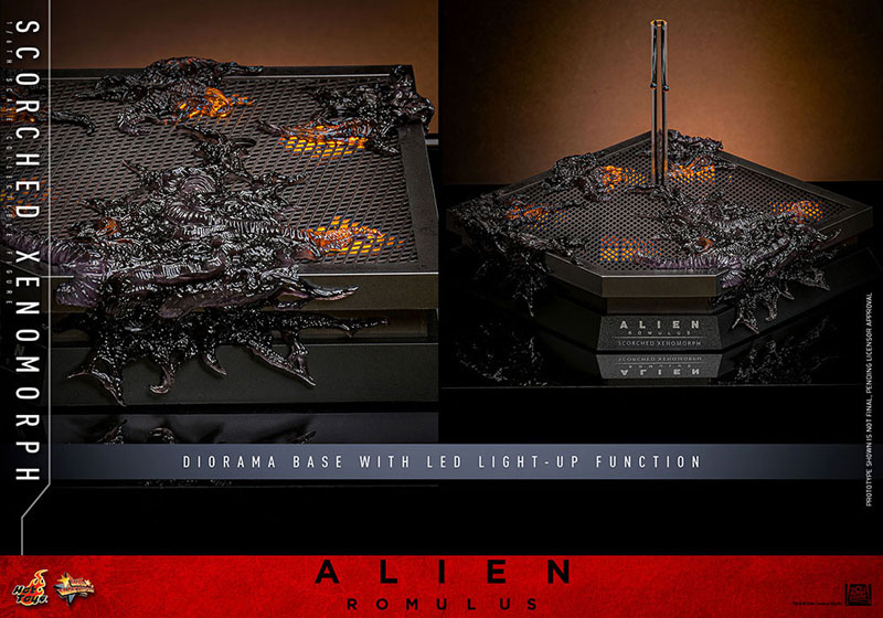 ムービーマスターピース エイリアン：ロムルス 1/6 スコーチド・ゼノモーフ延期前倒可能性大[ホットトイズ]