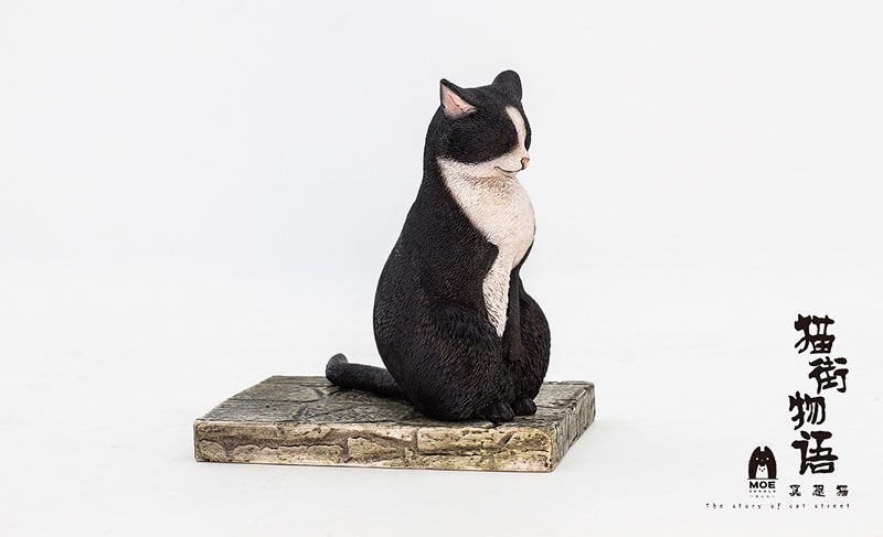 『猫街物語』 瞑想猫Ver. 黒白 1/6 完成品フィギュア[WE ART DOING]