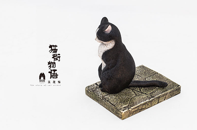 『猫街物語』 瞑想猫Ver. 黒白 1/6 完成品フィギュア[WE ART DOING]