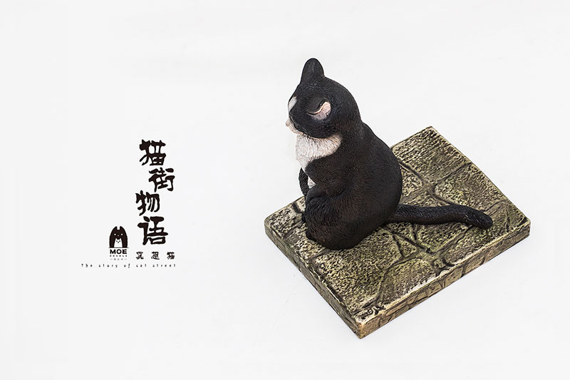 『猫街物語』 瞑想猫Ver. 黒白 1/6 完成品フィギュア[WE ART DOING]