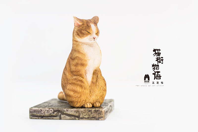 『猫街物語』 瞑想猫Ver. 茶トラ 1/6 完成品フィギュア[WE ART DOING]