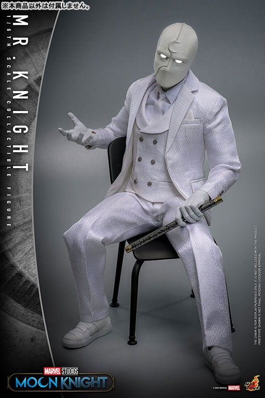 テレビ・マスターピース『ムーンナイト』1/6スケールフィギュア Mr.ナイト※延期・前倒し可能性大[ホットトイズ]