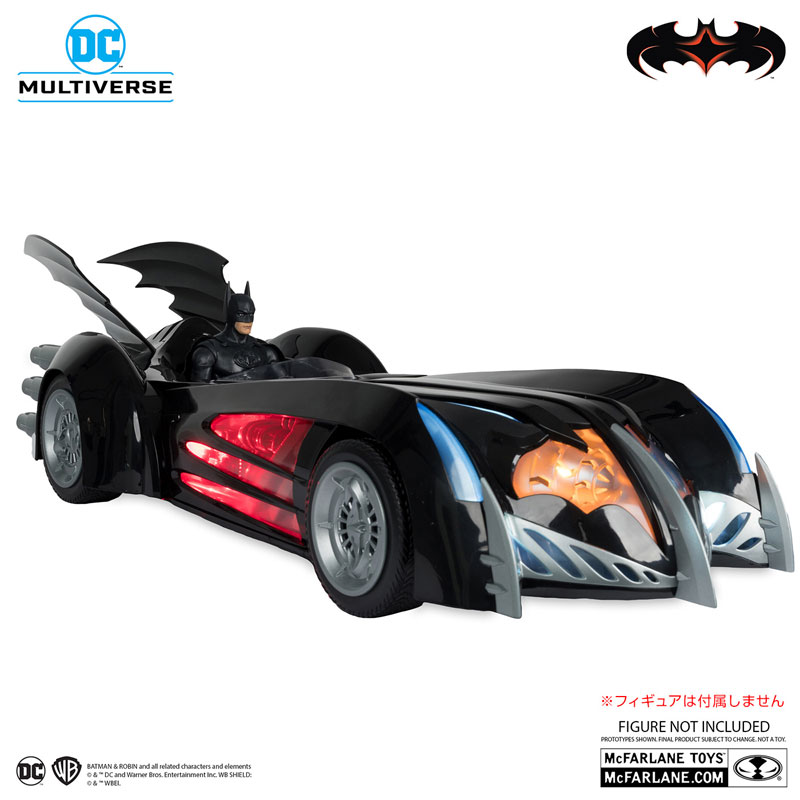 『DCコミックス』DCマルチバース ビークル バットモービル『バットマン＆ロビン Mr.フリーズの逆襲』【同梱不可】