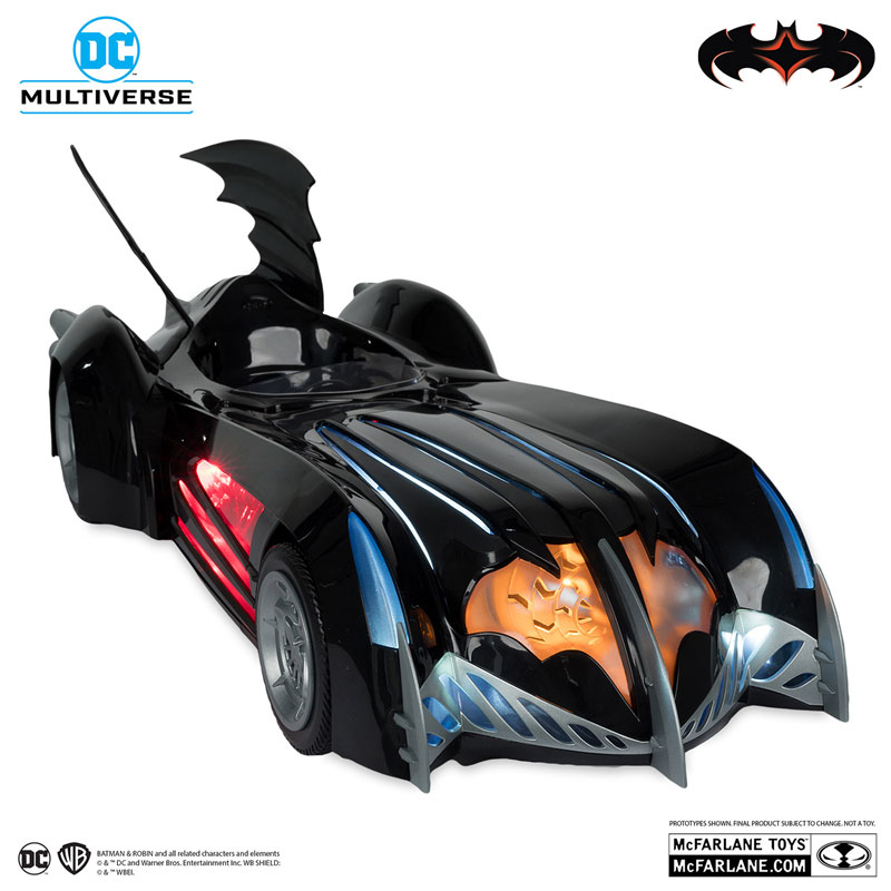 『DCコミックス』DCマルチバース ビークル バットモービル『バットマン＆ロビン Mr.フリーズの逆襲』【同梱不可】