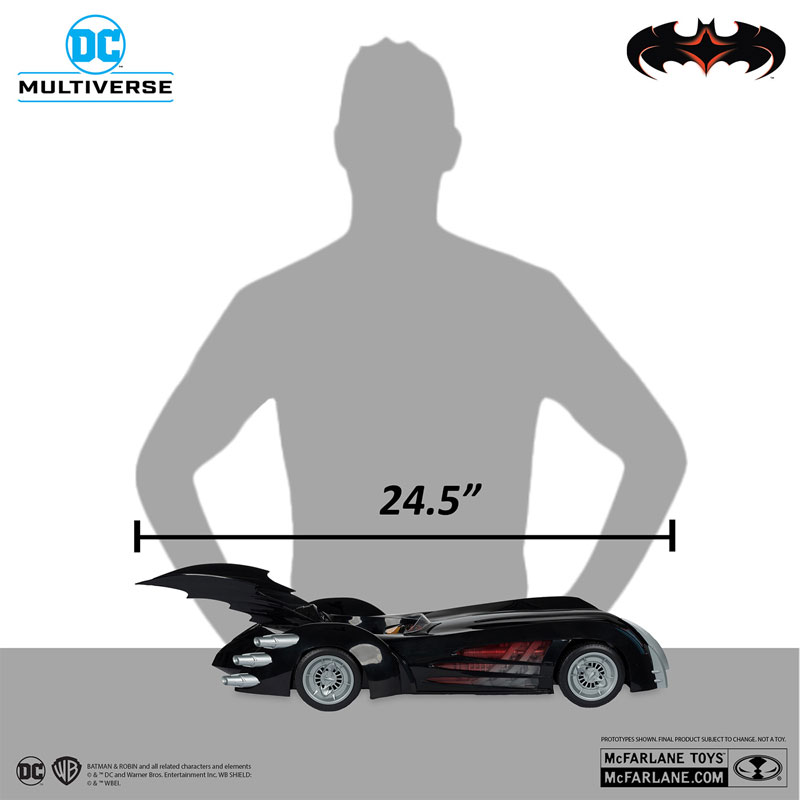 『DCコミックス』DCマルチバース ビークル バットモービル『バットマン＆ロビン Mr.フリーズの逆襲』【同梱不可】