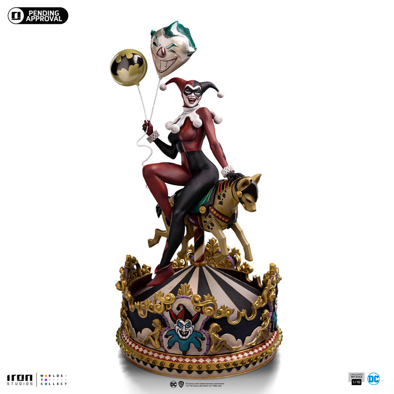 DC スタチュー アートスケール 1/10 ハーレイ・クイン(アンリーシュド)[コミック][アイアン・スタジオ]