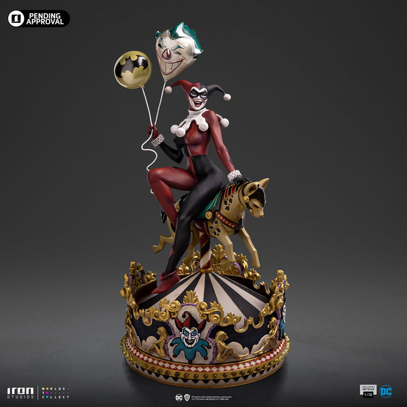 DC スタチュー アートスケール 1/10 ハーレイ・クイン(アンリーシュド)[コミック][アイアン・スタジオ]