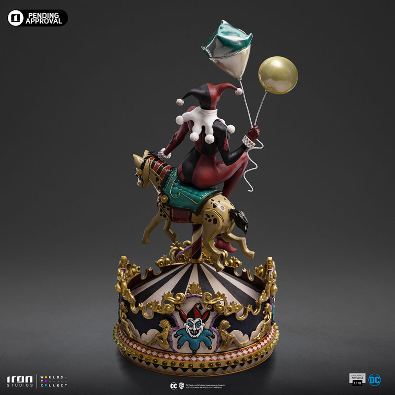 DC スタチュー アートスケール 1/10 ハーレイ・クイン(アンリーシュド)[コミック][アイアン・スタジオ]