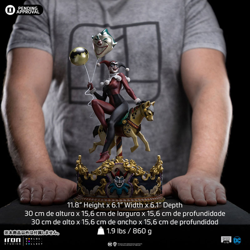 DC スタチュー アートスケール 1/10 ハーレイ・クイン(アンリーシュド)[コミック][アイアン・スタジオ]