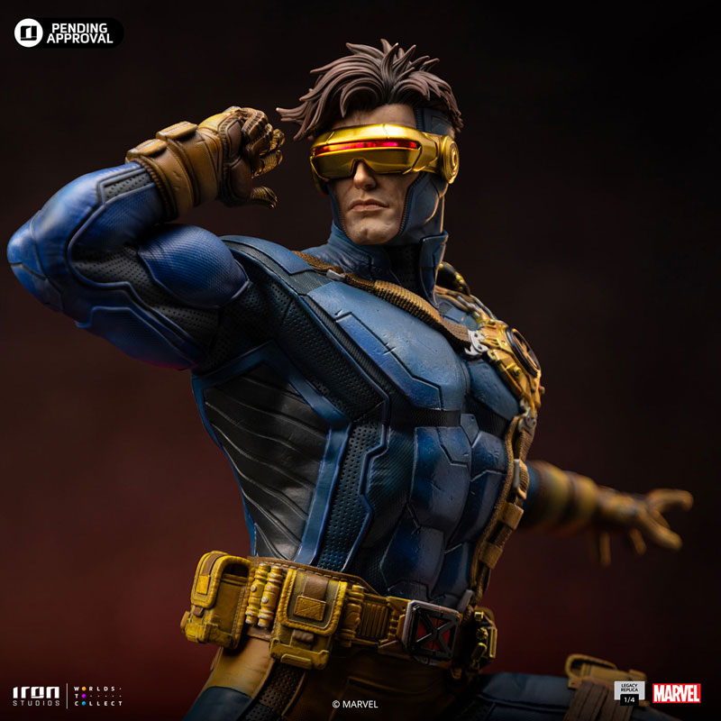 マーベル スタチュー レガシーレプリカ・シリーズ 1/4 サイクロップス[コミック][アイアン・スタジオ]