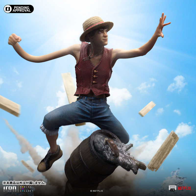 『ONE PIECE』(Netflix) スタチュー「アートスケール」1/10スケール モンキー・D・ルフィ[アイアン・スタジオ]