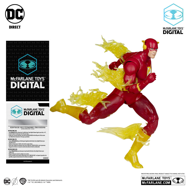 DCダイレクト アクションフィギュア フラッシュ(スピードフォース/プラチナム・エディション)[コミック][マクファーレントイズ]