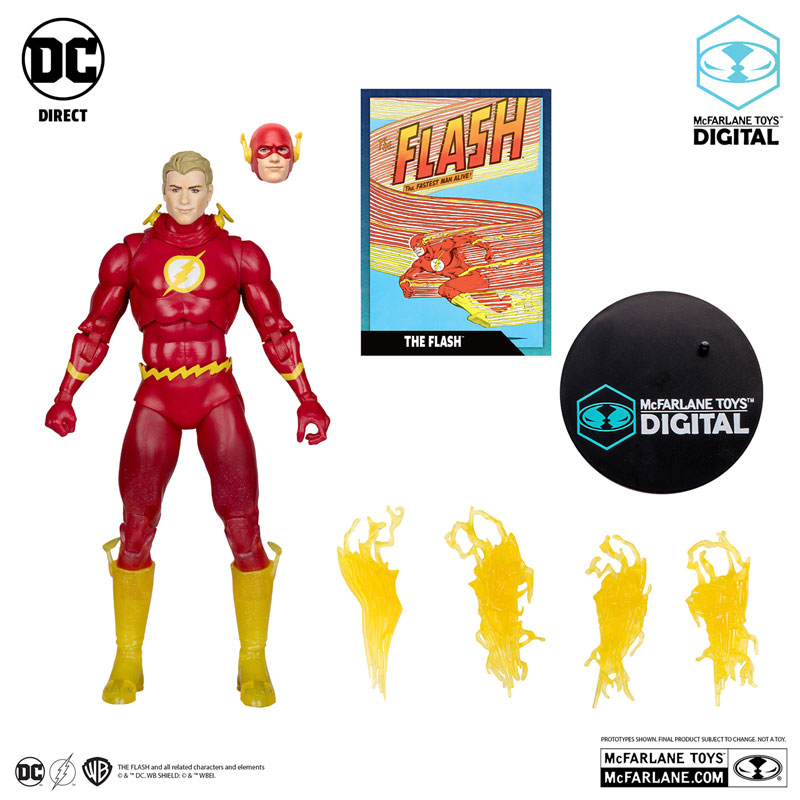 DCダイレクト アクションフィギュア フラッシュ(スピードフォース/プラチナム・エディション)[コミック][マクファーレントイズ]