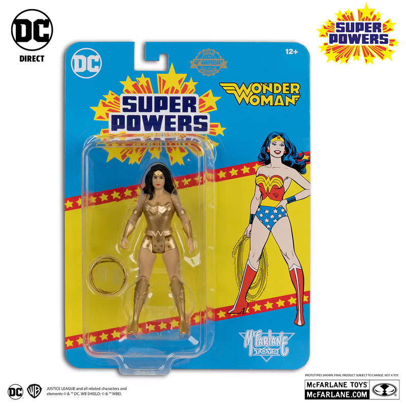 DCスーパーパワーズ 4インチ・アクションフィギュア #44 ワンダーウーマン(ゴールド・エディション)[コミック][マクファーレントイズ]
