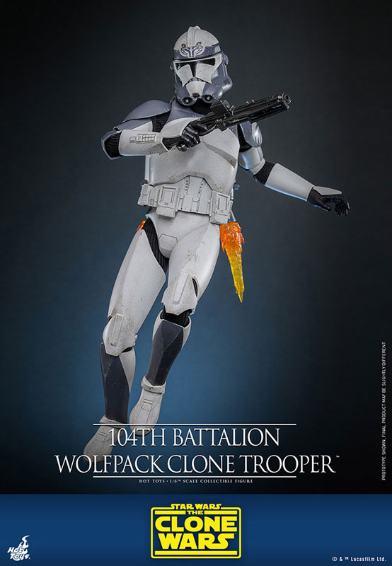 テレビ・マスターピース スター・ウォーズ：クローン・ウォーズ 1/6スケール クローントルーパー ウルフパック(第104大隊) ※延期・前倒し可能性大