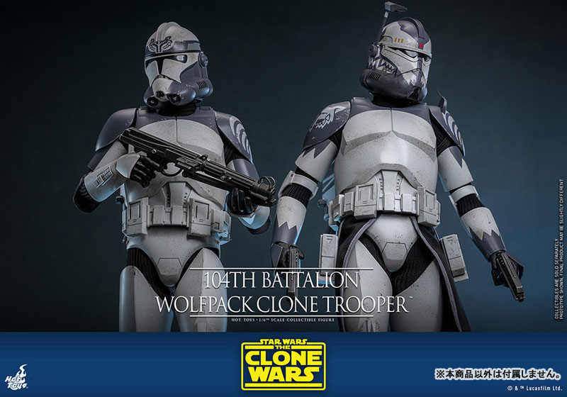 テレビ・マスターピース スター・ウォーズ：クローン・ウォーズ 1/6スケール クローントルーパー ウルフパック(第104大隊) ※延期・前倒し可能性大