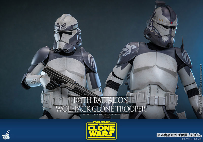 テレビ・マスターピース スター・ウォーズ：クローン・ウォーズ 1/6スケール クローントルーパー ウルフパック(第104大隊) ※延期・前倒し可能性大