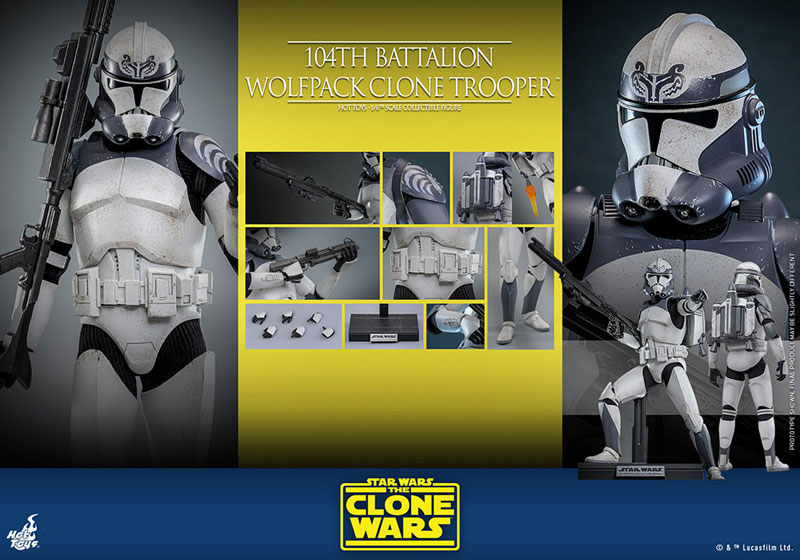 テレビ・マスターピース スター・ウォーズ：クローン・ウォーズ 1/6スケール クローントルーパー ウルフパック(第104大隊) ※延期・前倒し可能性大