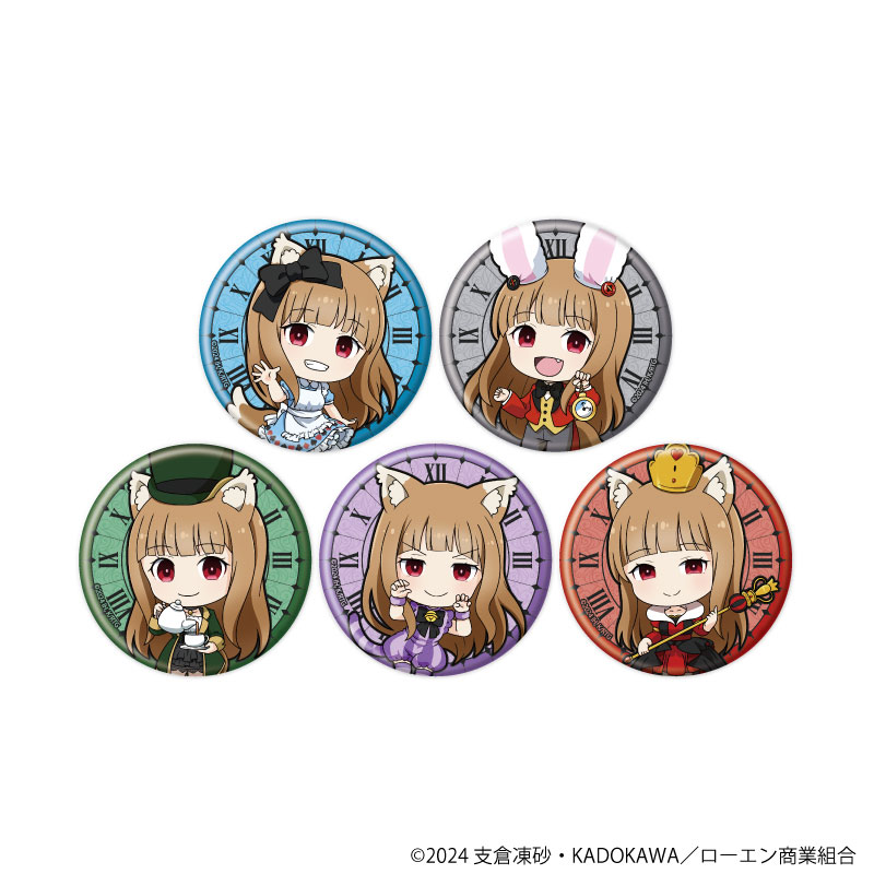 狼と香辛料 トレーディング風缶バッジ 全7種 狼と香辛料